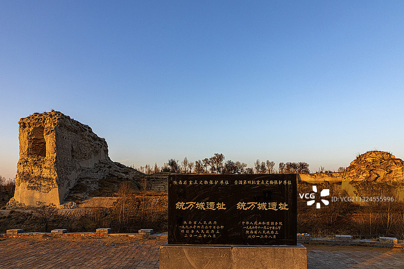 靖边统万城图片素材