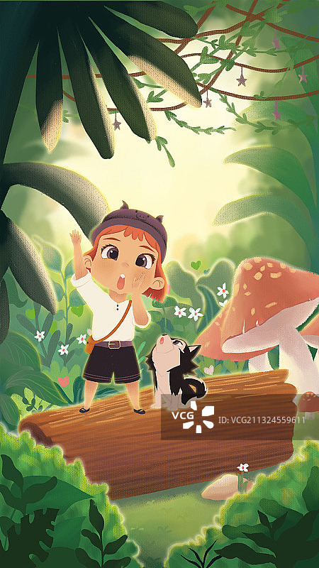 儿童插画图片素材