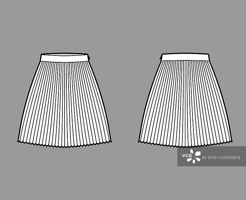 百褶裙技术时尚图片素材