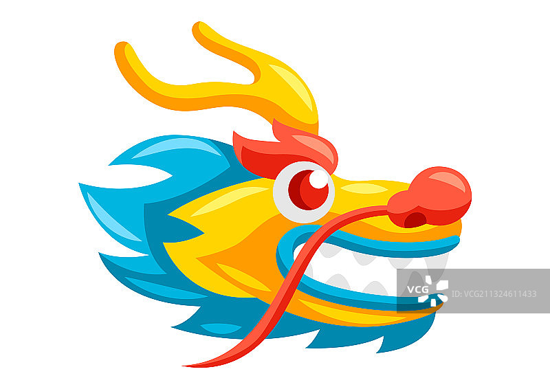 中国龙头图片素材