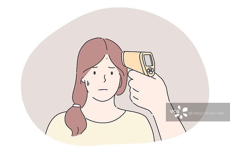 体温测量医疗保健图片素材