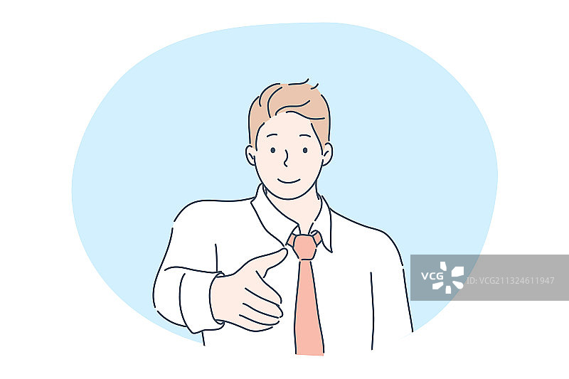 商务会面洽谈招聘图片素材