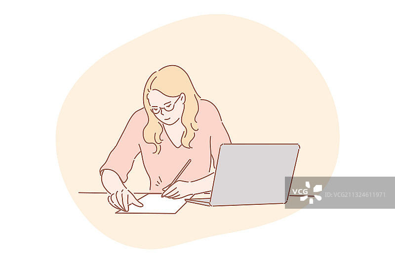 招聘业务分析概念图片素材