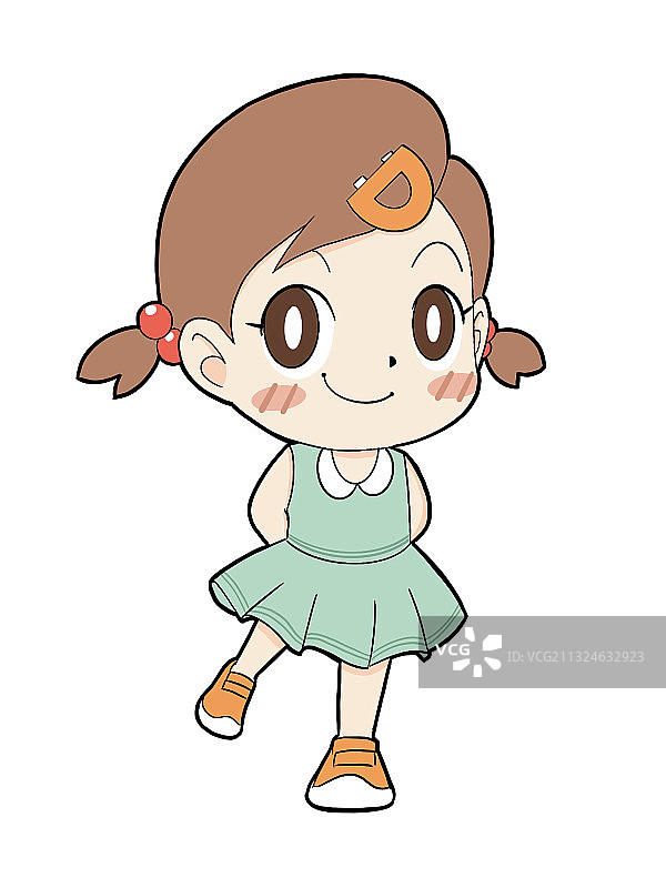 Q版女孩图片素材