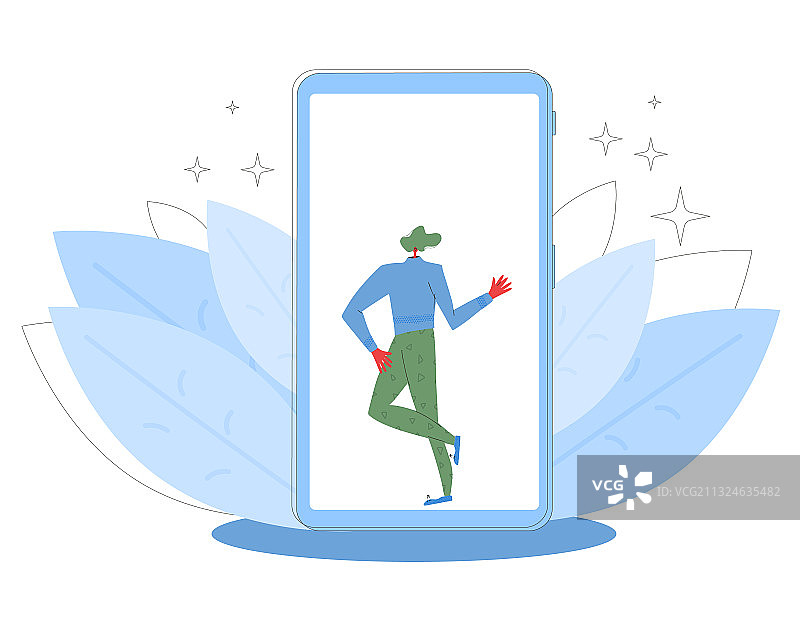 在线跳舞的男人角色图片素材