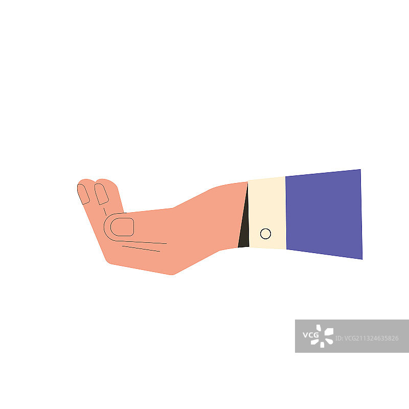 张开的空手掌图片素材