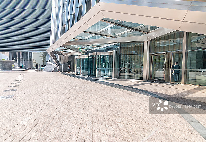 摩天大楼入口图片素材