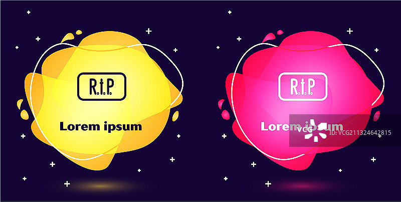 语音气泡撕裂死亡图标线性图标图片素材