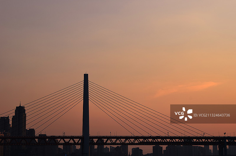 重庆、洪崖洞、千厮门大桥、来福士、朝天门图片素材