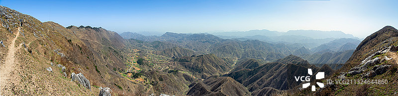 秦岭镇安北阳山喀斯特地貌图片素材