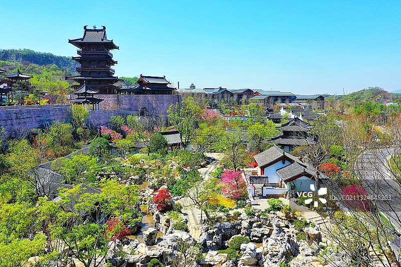 即将开园的2021年第十一届江苏省园艺博览会主园-江苏园博园图片素材