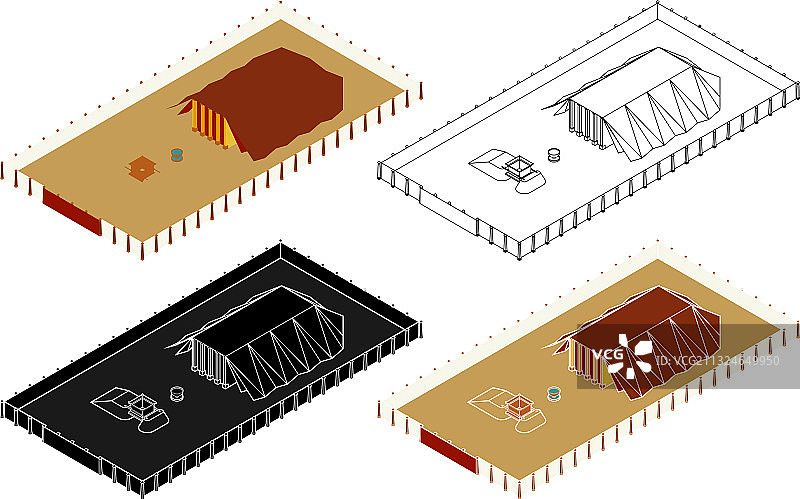 透视中的圣殿图片素材