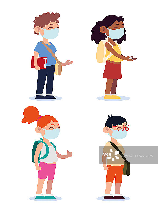 新常态下的返校季图片素材