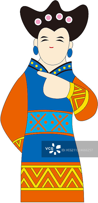 传统民族服饰图片素材