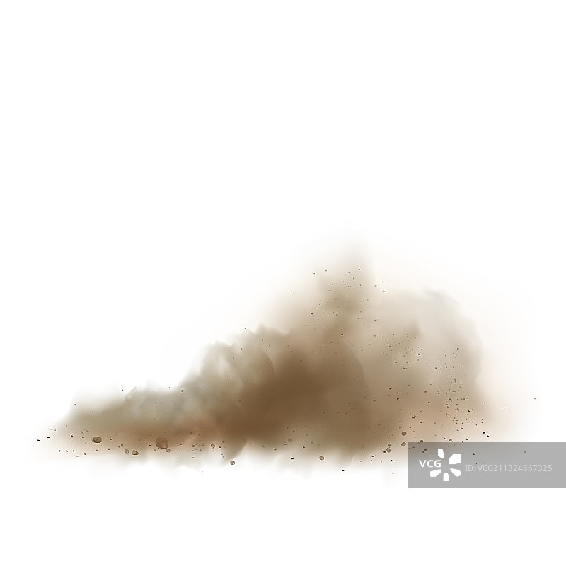 车辆或自行车在道路上扬起的尘土图片素材