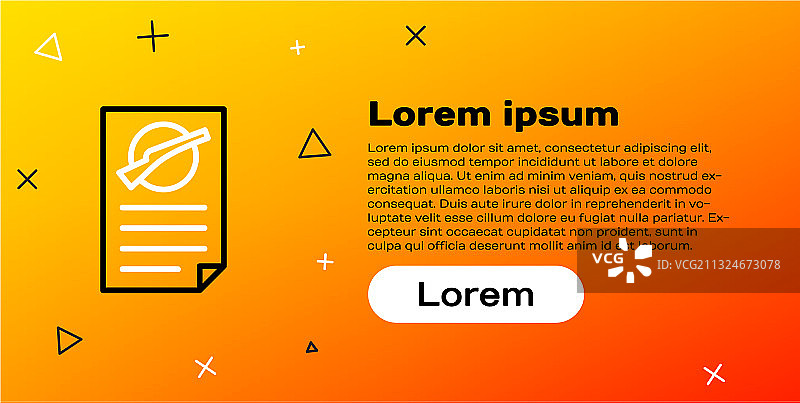 枪支许可证图标线条图片素材