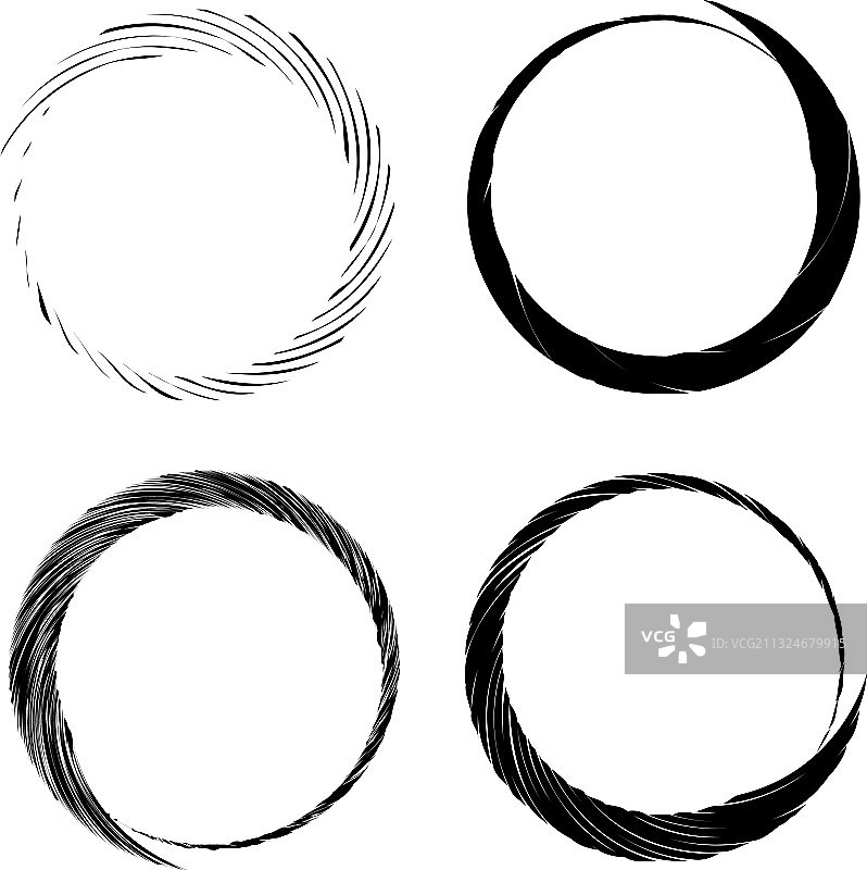 圆形螺旋旋流设计元件图片素材