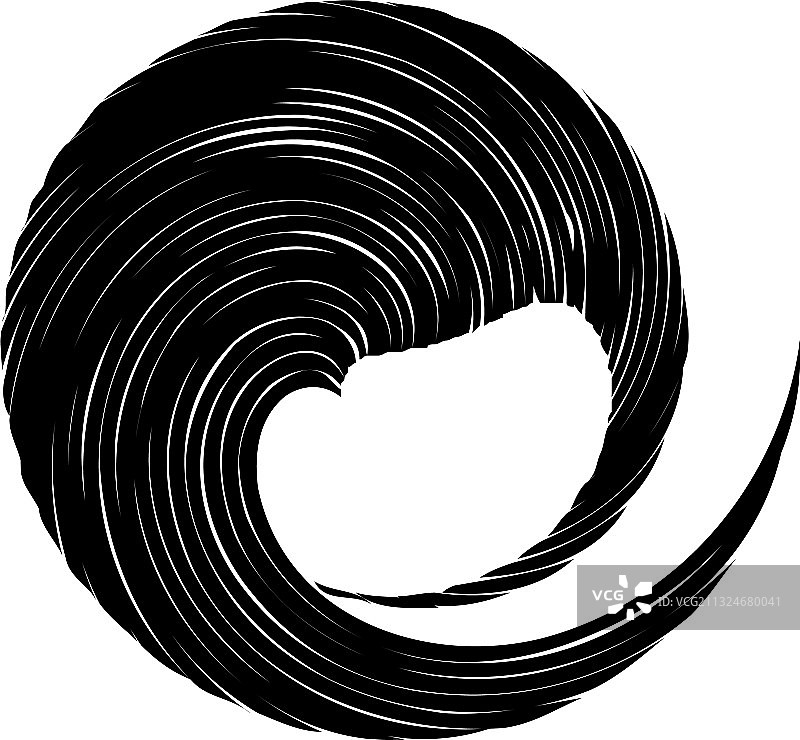 圆形螺旋旋流设计元件图片素材