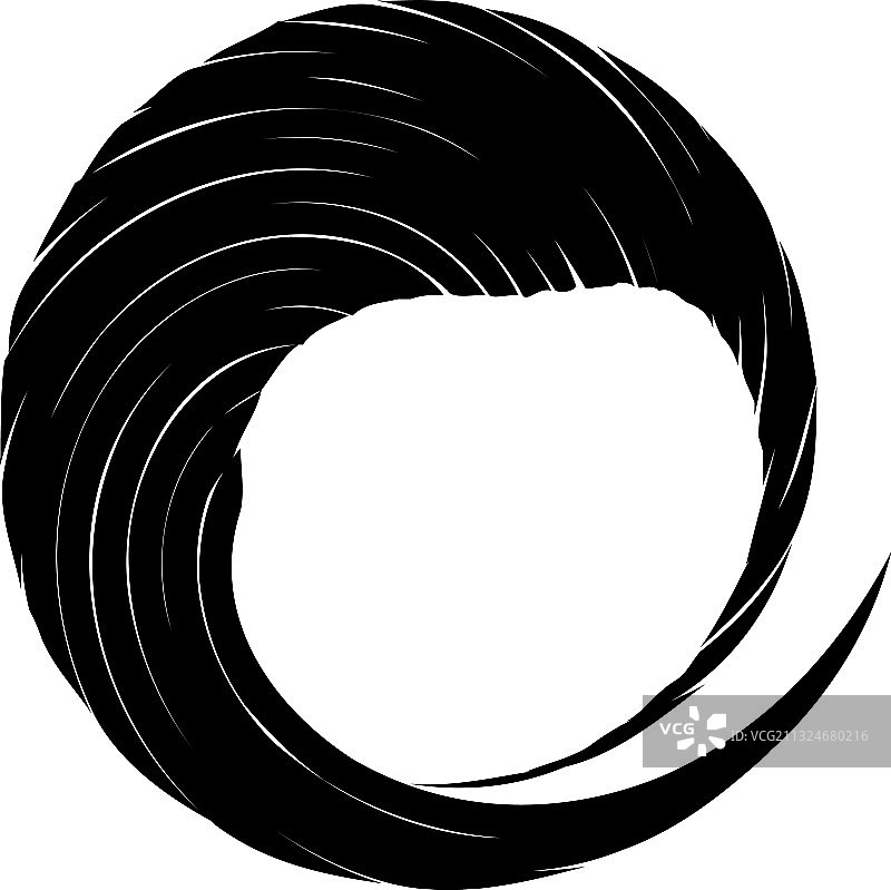 圆形螺旋旋流设计元件图片素材