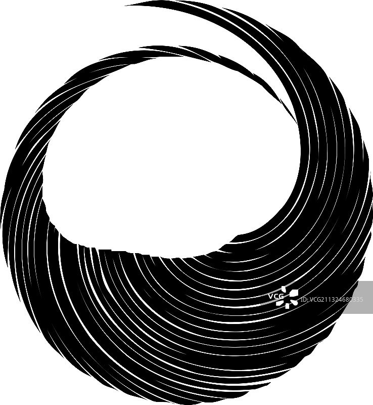 圆形螺旋旋流设计元件图片素材