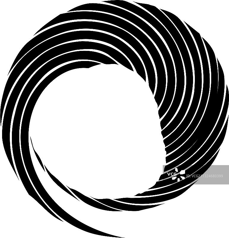 圆形螺旋旋流设计元件图片素材