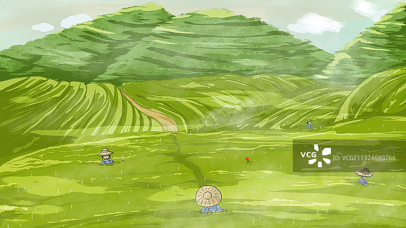 谷雨二十四节气图片素材