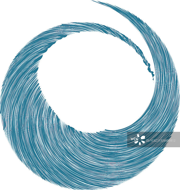 圆形螺旋旋流设计元件图片素材