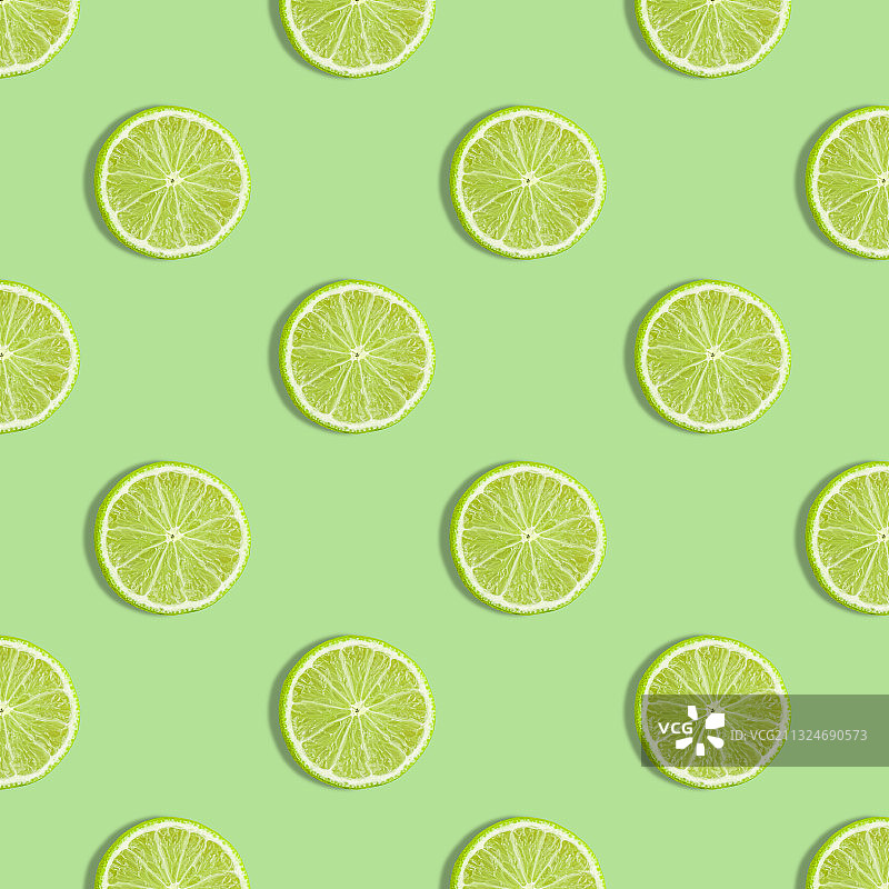 上的酸橙片图片素材