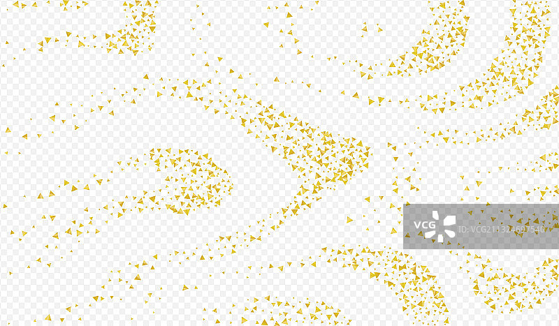 金色亮片透明背景图片素材