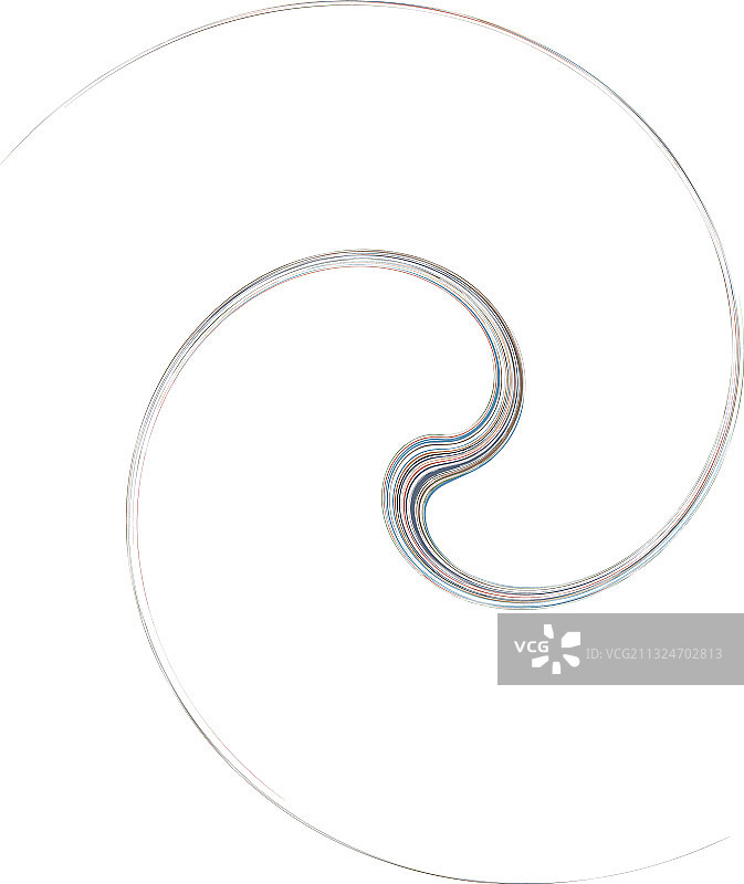 旋转曲线涡卷螺旋彩色螺旋图片素材