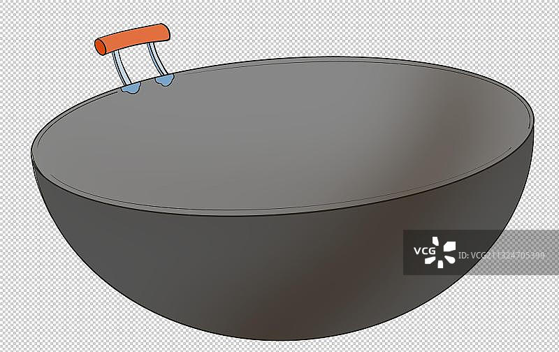 卡通简笔漫画设计元素厨师锅图片素材