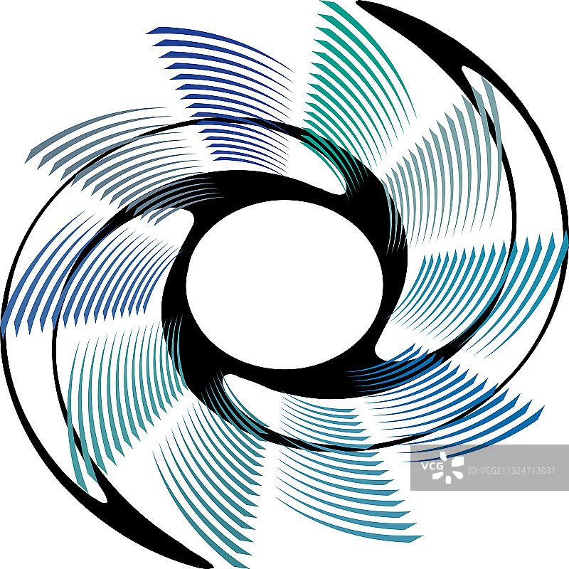 叠加抽象螺旋、漩涡、漩涡蜗壳图片素材