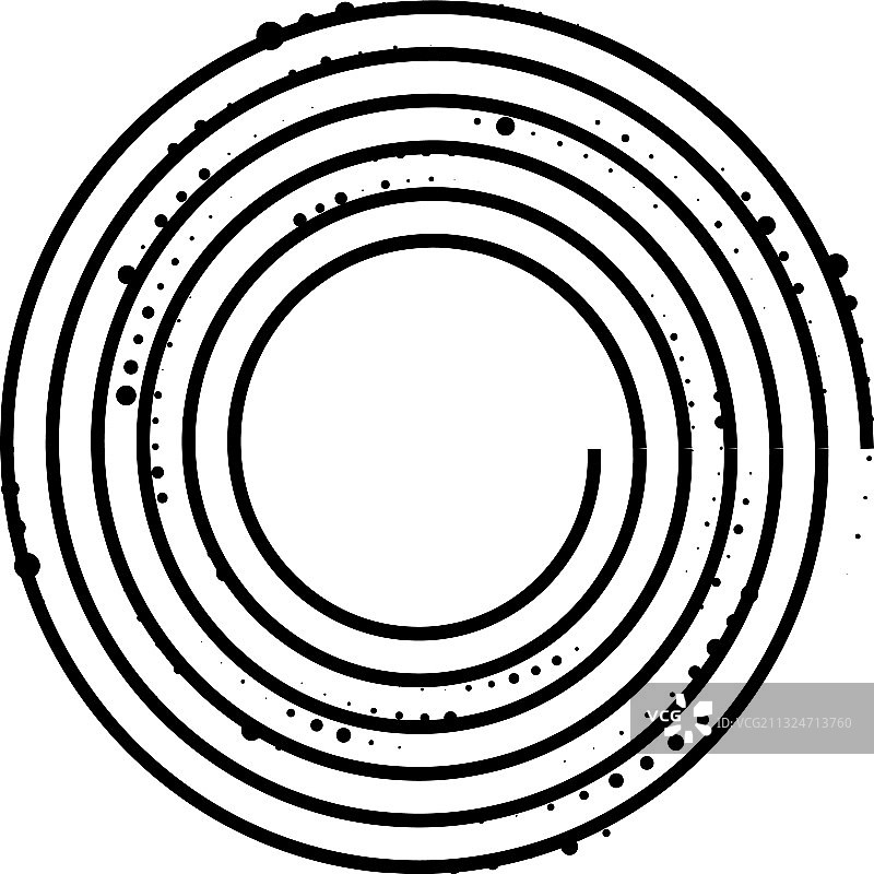 叠加抽象螺旋、漩涡、漩涡蜗壳图片素材