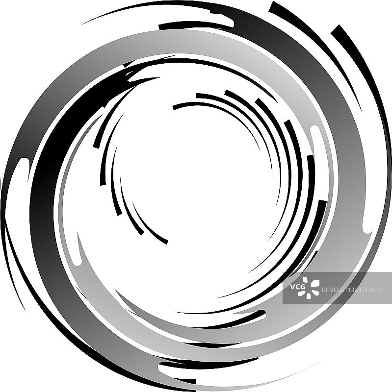 叠加抽象螺旋、漩涡、漩涡蜗壳图片素材