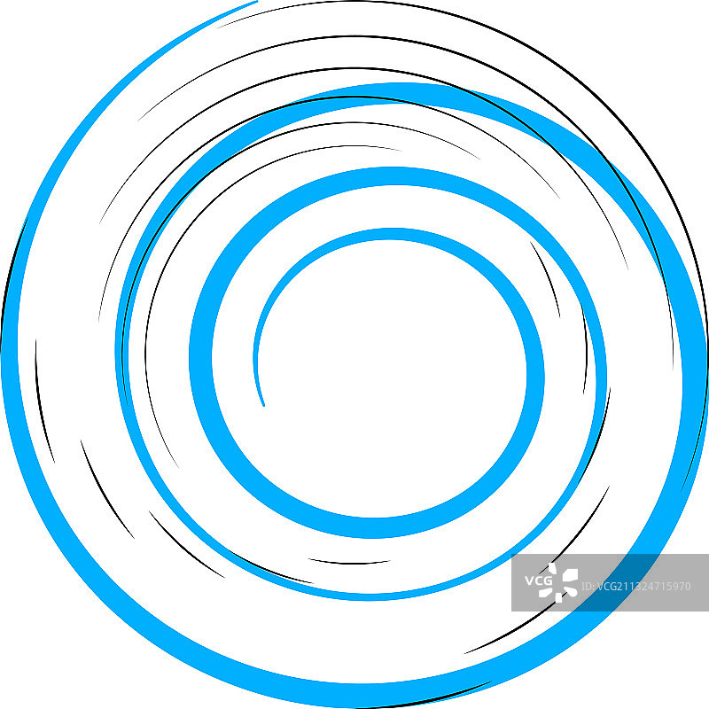 叠加抽象螺旋、漩涡、漩涡蜗壳图片素材