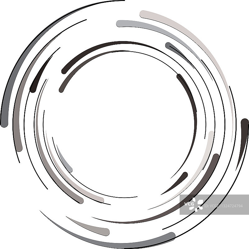 叠加抽象螺旋、漩涡、漩涡蜗壳图片素材