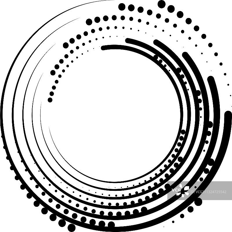 叠加抽象螺旋、漩涡、漩涡蜗壳图片素材
