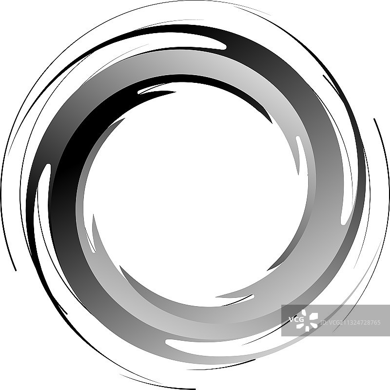 叠加抽象螺旋、漩涡、漩涡蜗壳图片素材