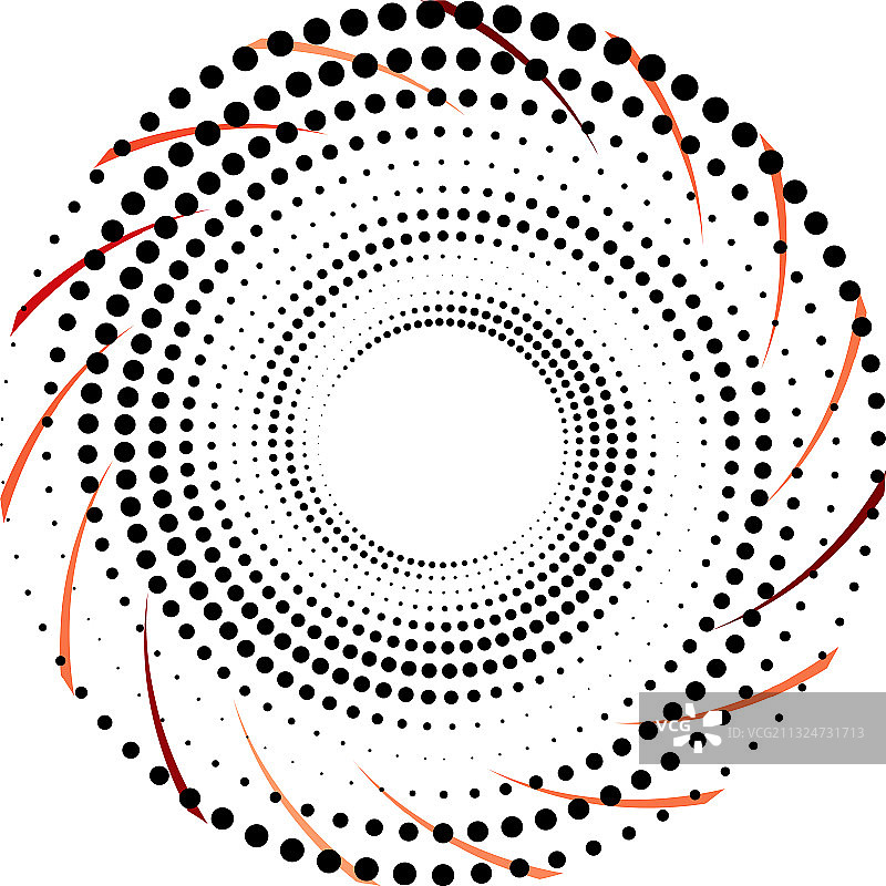 叠加抽象螺旋、漩涡、漩涡蜗壳图片素材
