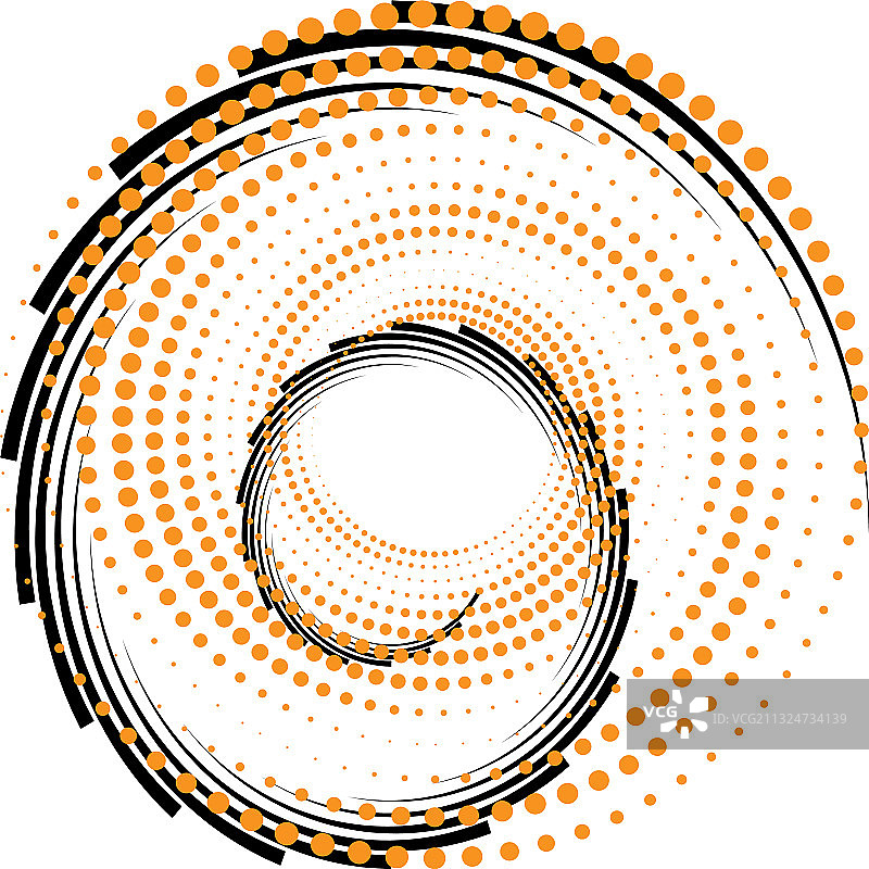 叠加抽象螺旋、漩涡、漩涡蜗壳图片素材