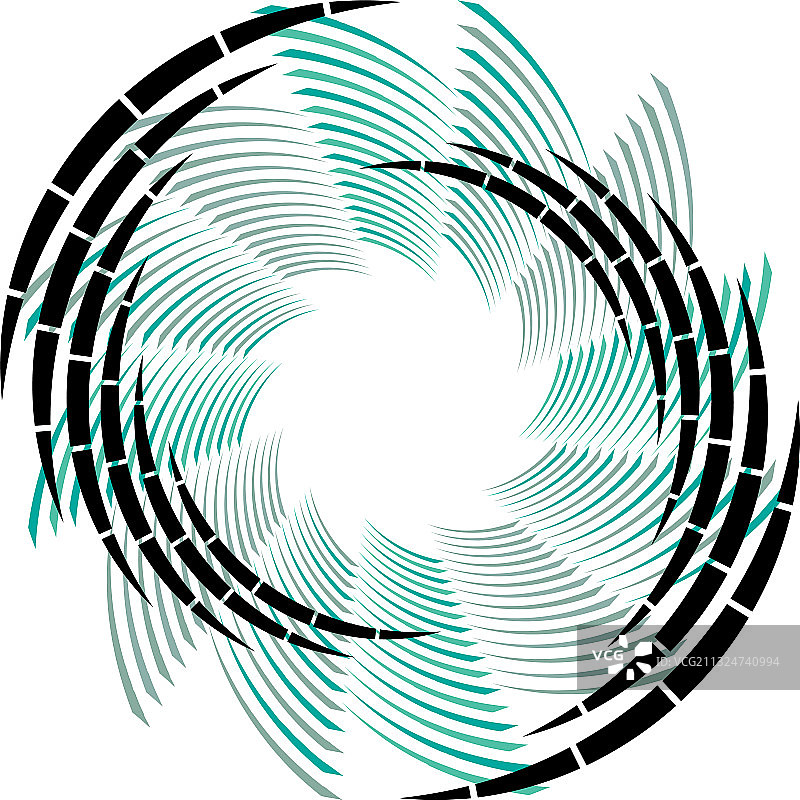 叠加抽象螺旋、漩涡、漩涡蜗壳图片素材