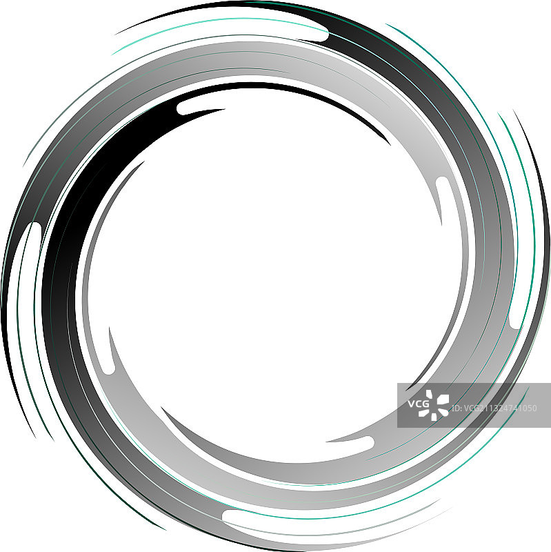 叠加抽象螺旋、漩涡、漩涡蜗壳图片素材