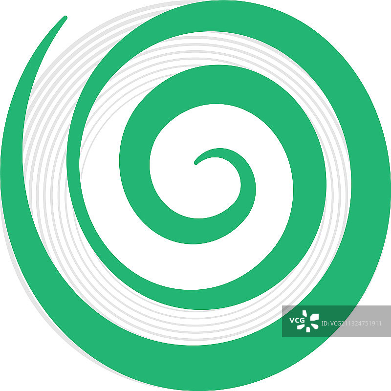 叠加抽象螺旋、漩涡、漩涡蜗壳图片素材