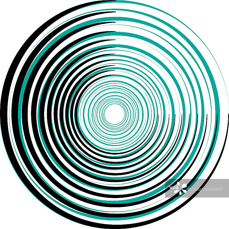 叠加抽象螺旋、漩涡、漩涡蜗壳图片素材