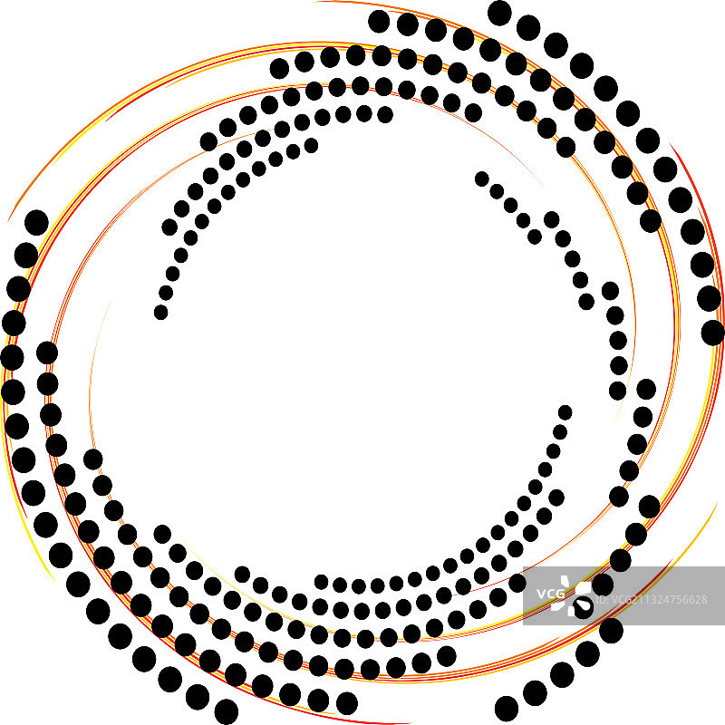 叠加抽象螺旋、漩涡、漩涡蜗壳图片素材
