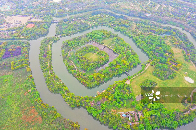 淹城遗址公园图片素材