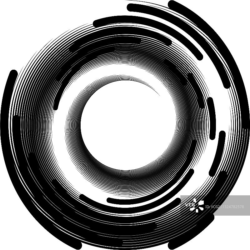 叠加抽象螺旋、漩涡、漩涡蜗壳图片素材