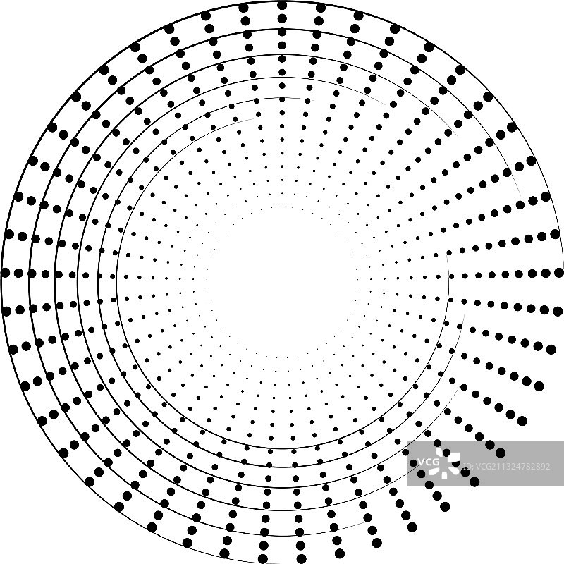 叠加抽象螺旋、漩涡、漩涡蜗壳图片素材
