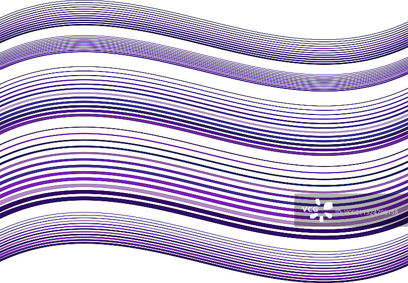 色彩斑斓的波浪波浪起伏，波涛汹涌图片素材