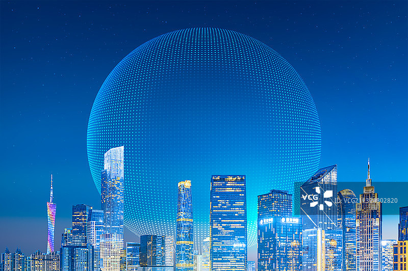 广州科技城市建筑图片素材